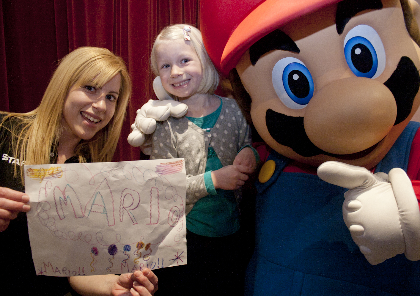 Fans of MarioTM were treated to a rare visit this weekend at the Hard Rock Cafe. The legendary video game character was in town to launch his latest game, Mario Party TM 9. 